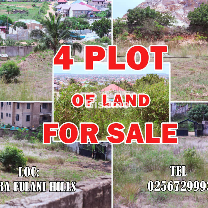 A 4 PLOT OF LAND FOR SALE