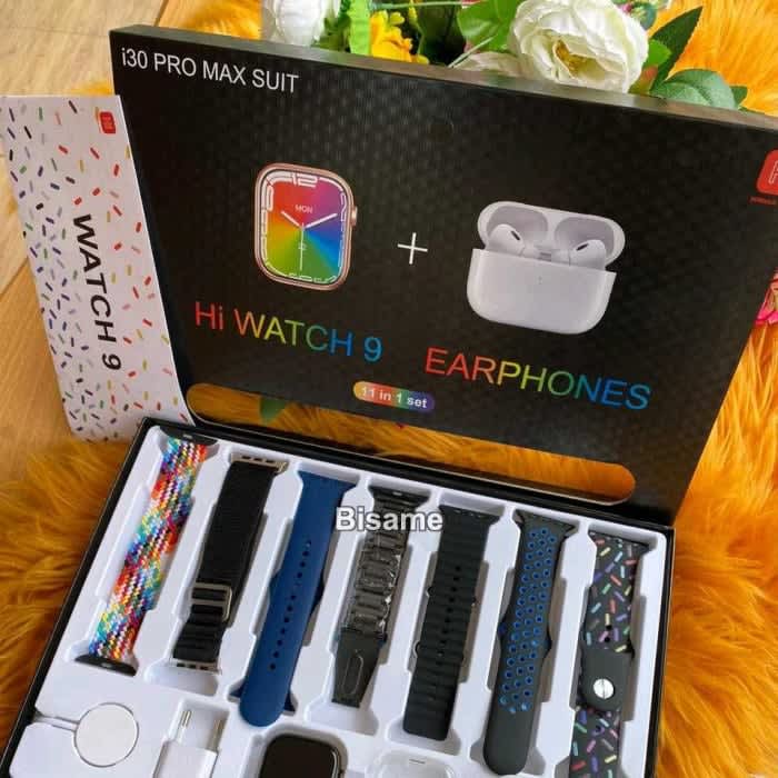 I30 Smartwatch And Wireless Earphones Combo 