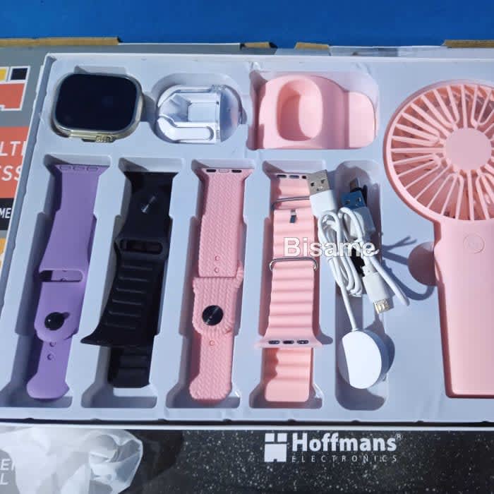 Smart Watch, bans, charging cable, With Bridal Fan