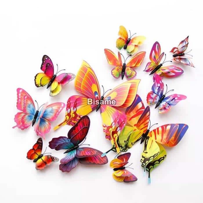 Colourful Wall Butterflies Fridge Magnets