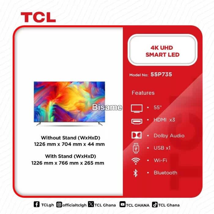 TCL UHD 4K Smart Android Tv