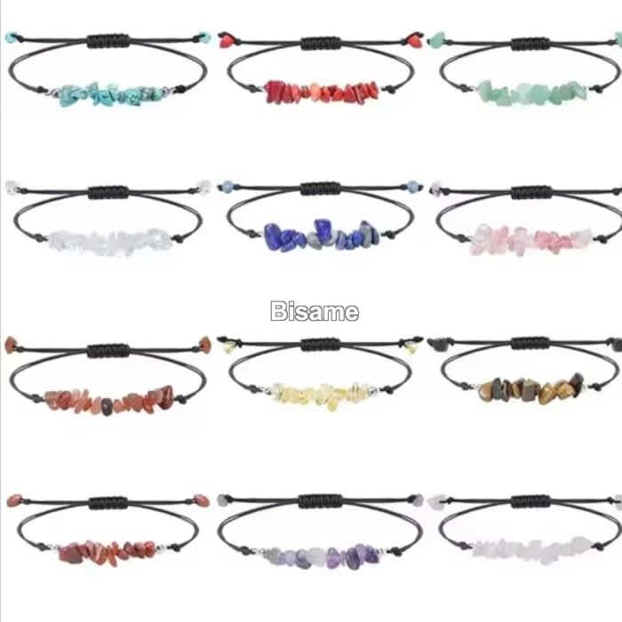 Natural Crystal Bracelets To