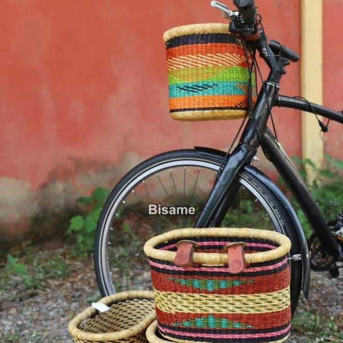 Bolga Basket Bicycle Carrier Bags