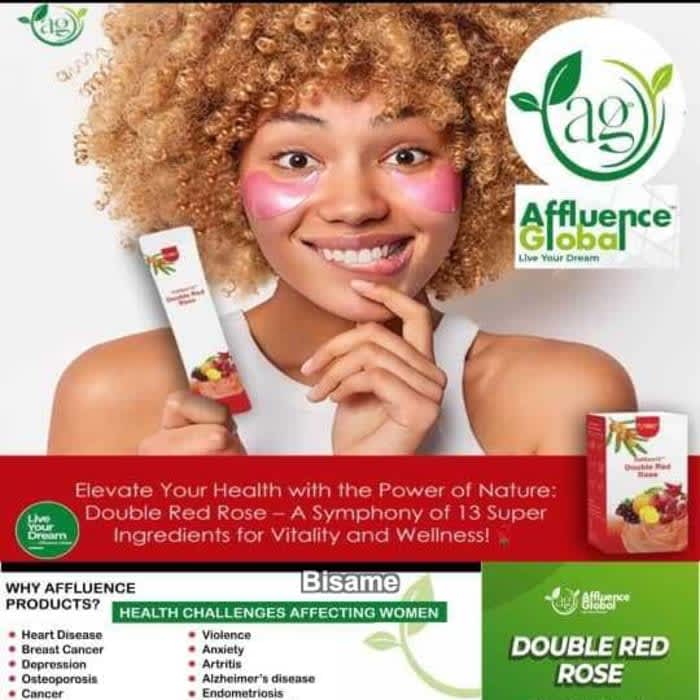 Affluence Global sells double red rose health supplements 