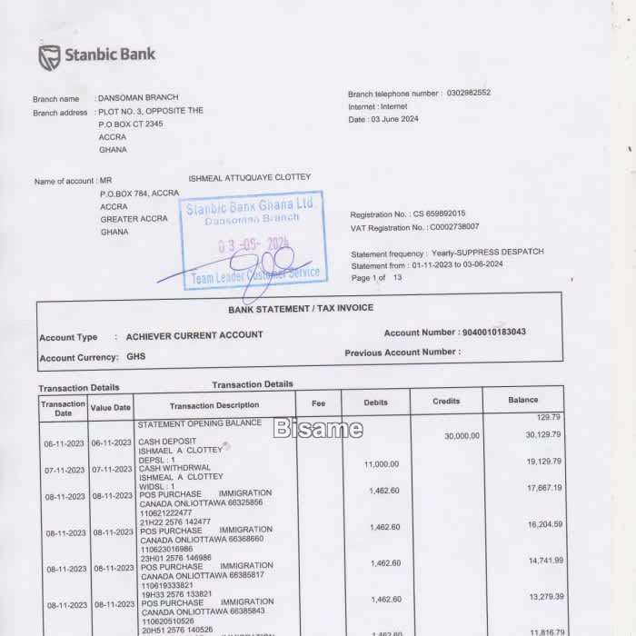 NTEC DOCUMENTS SERVICE GHANA