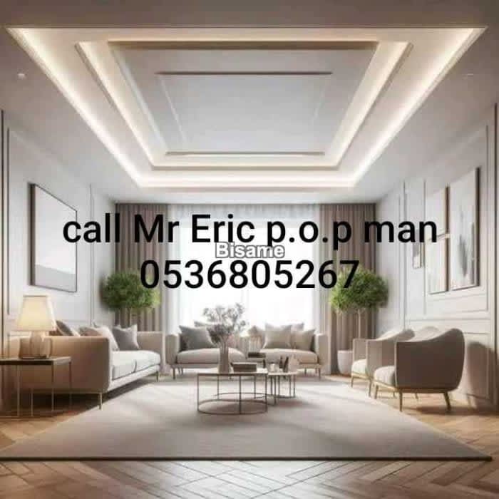 P.o.p Ceiling Installation And Skimming 
