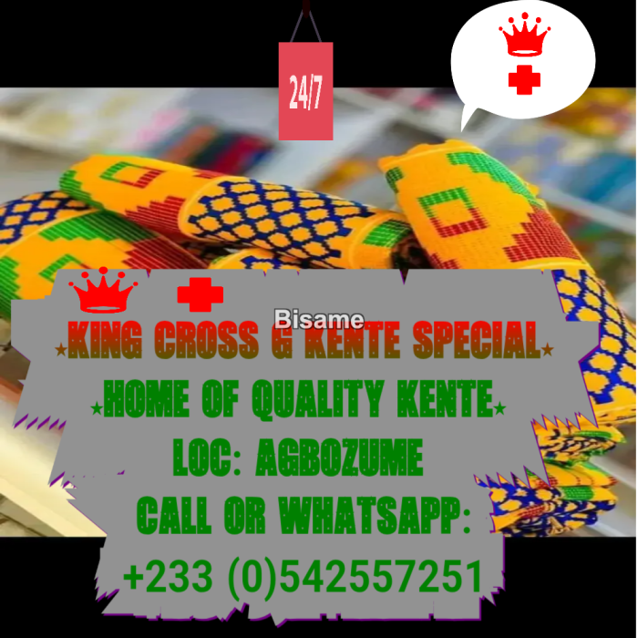 KING CROSS G KENTE SPECIAL 