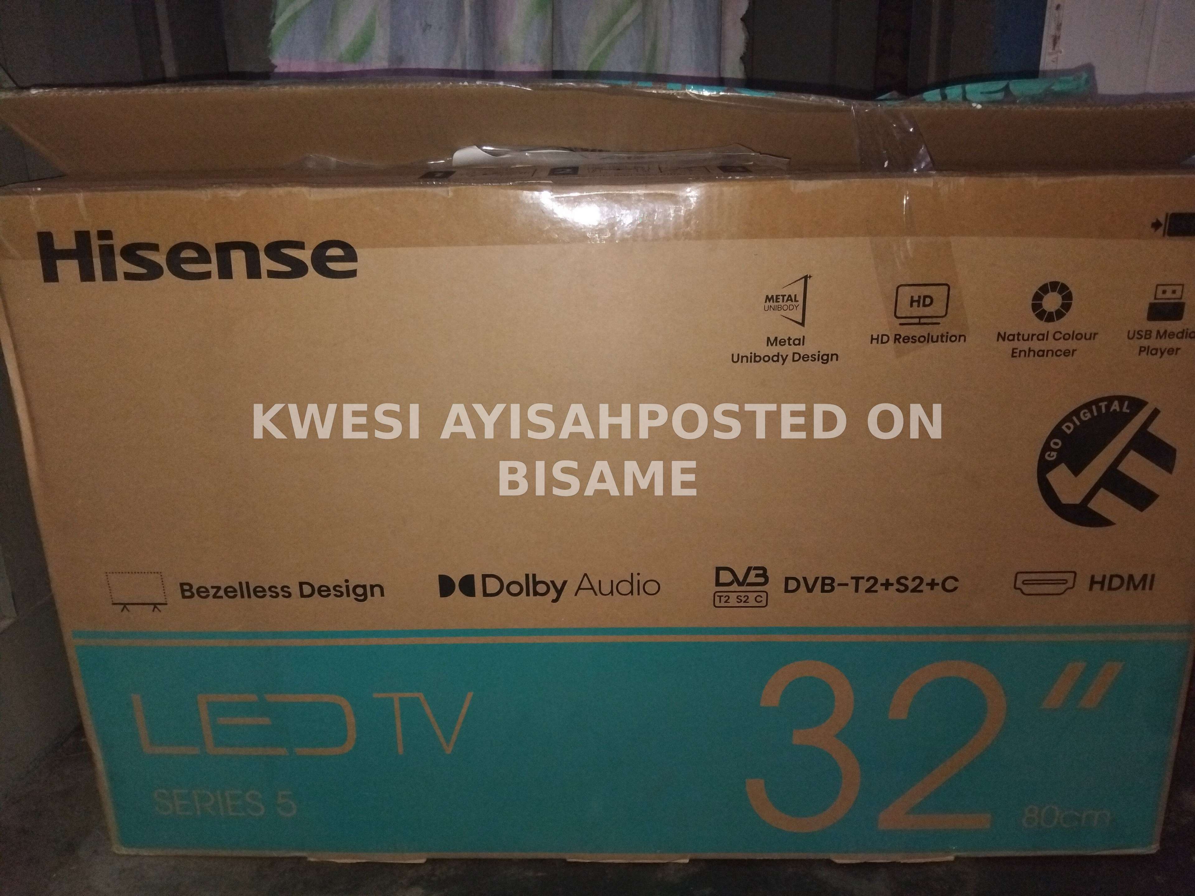 Hisense 32" Digital Satellite Tv