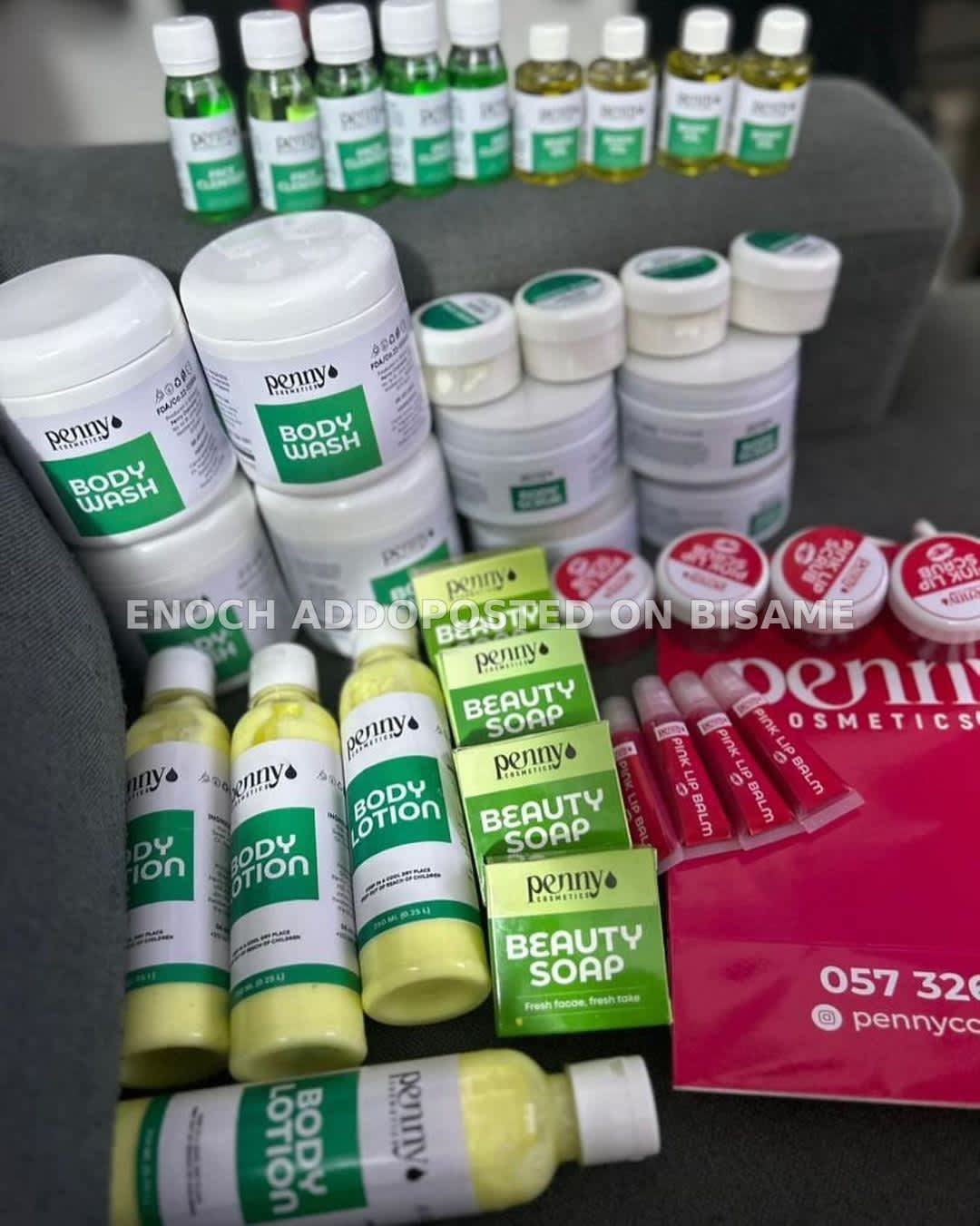 Skincare Products Set - Soap, Face Cleanser, Body Wash, Body Lotion, Body Oil. All skin types 