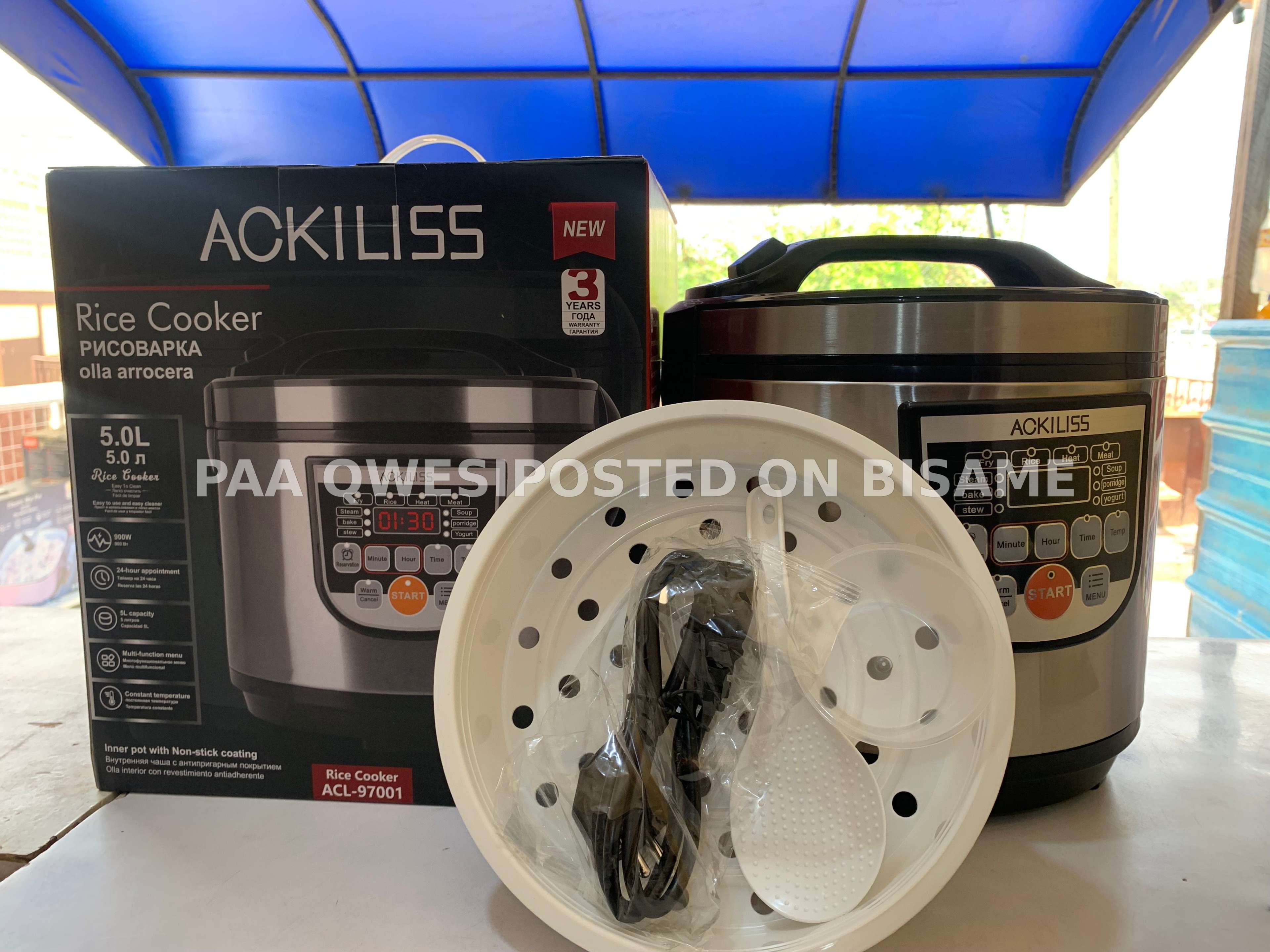 ACKILISS 5L Rice Cooker