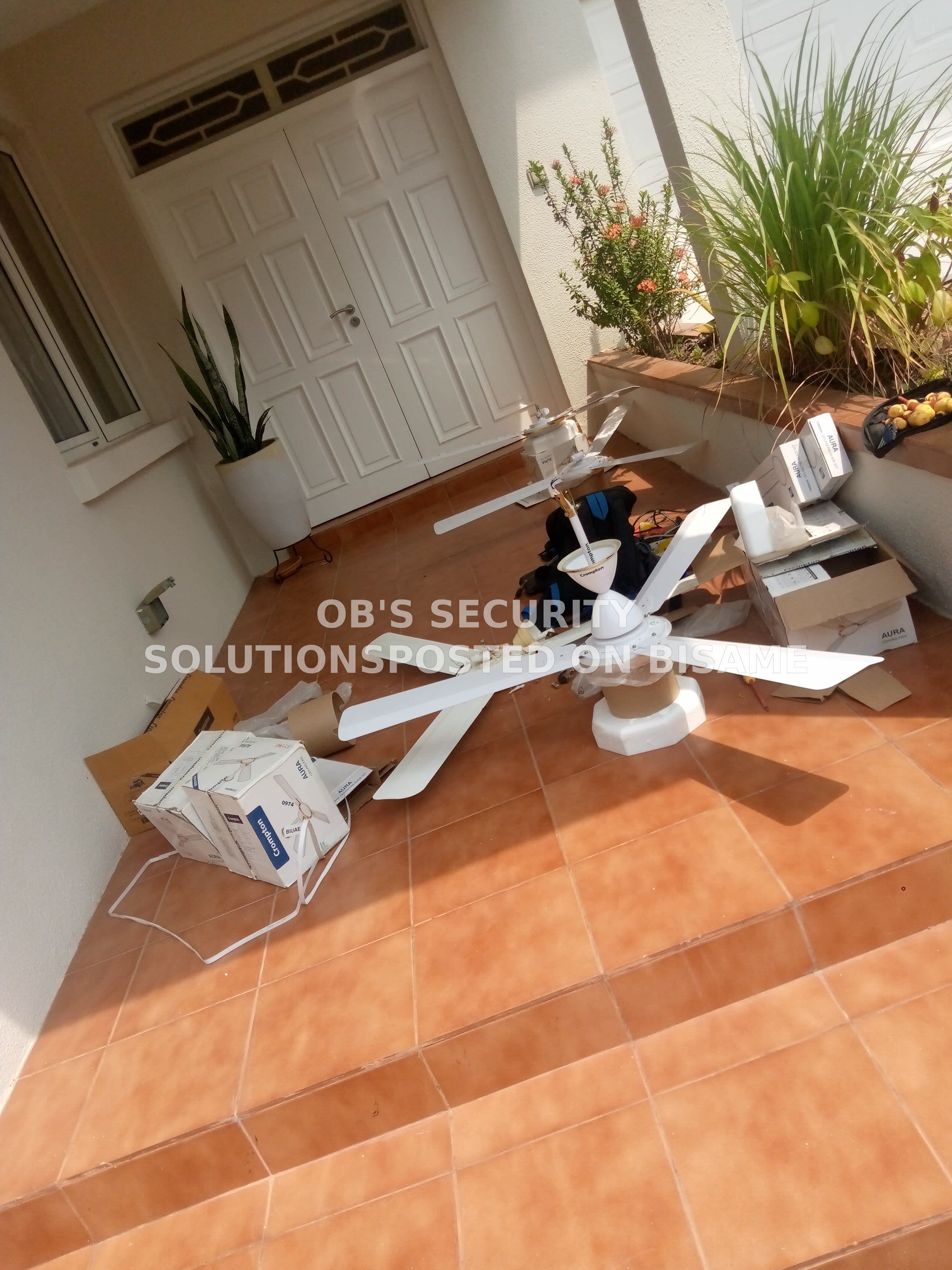 electrical installation ceiling fan