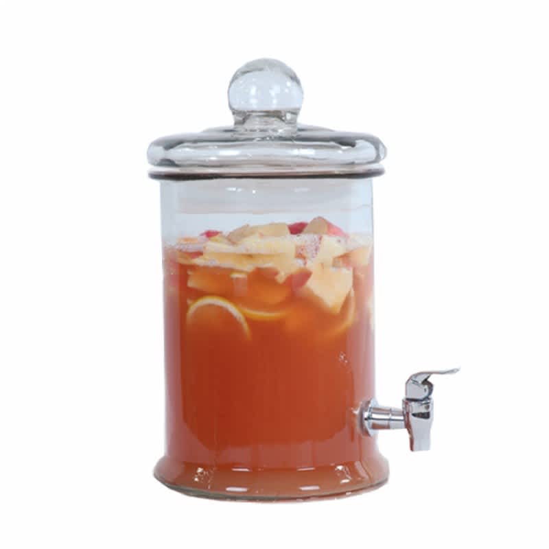 UK 5L Glass Drinks Dispenser – Vintage Style