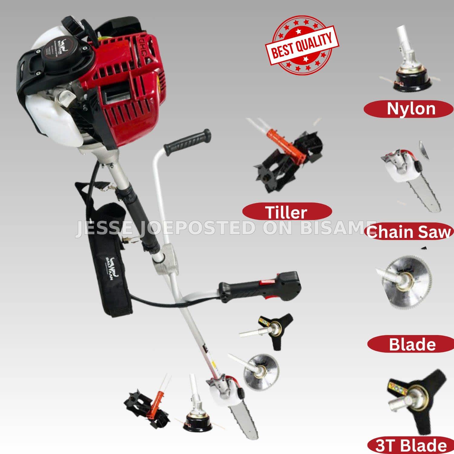 4 Stroke All-in-1 Multi-Purpose Gasoline Brush Cutter | Tiller | Chain Saw