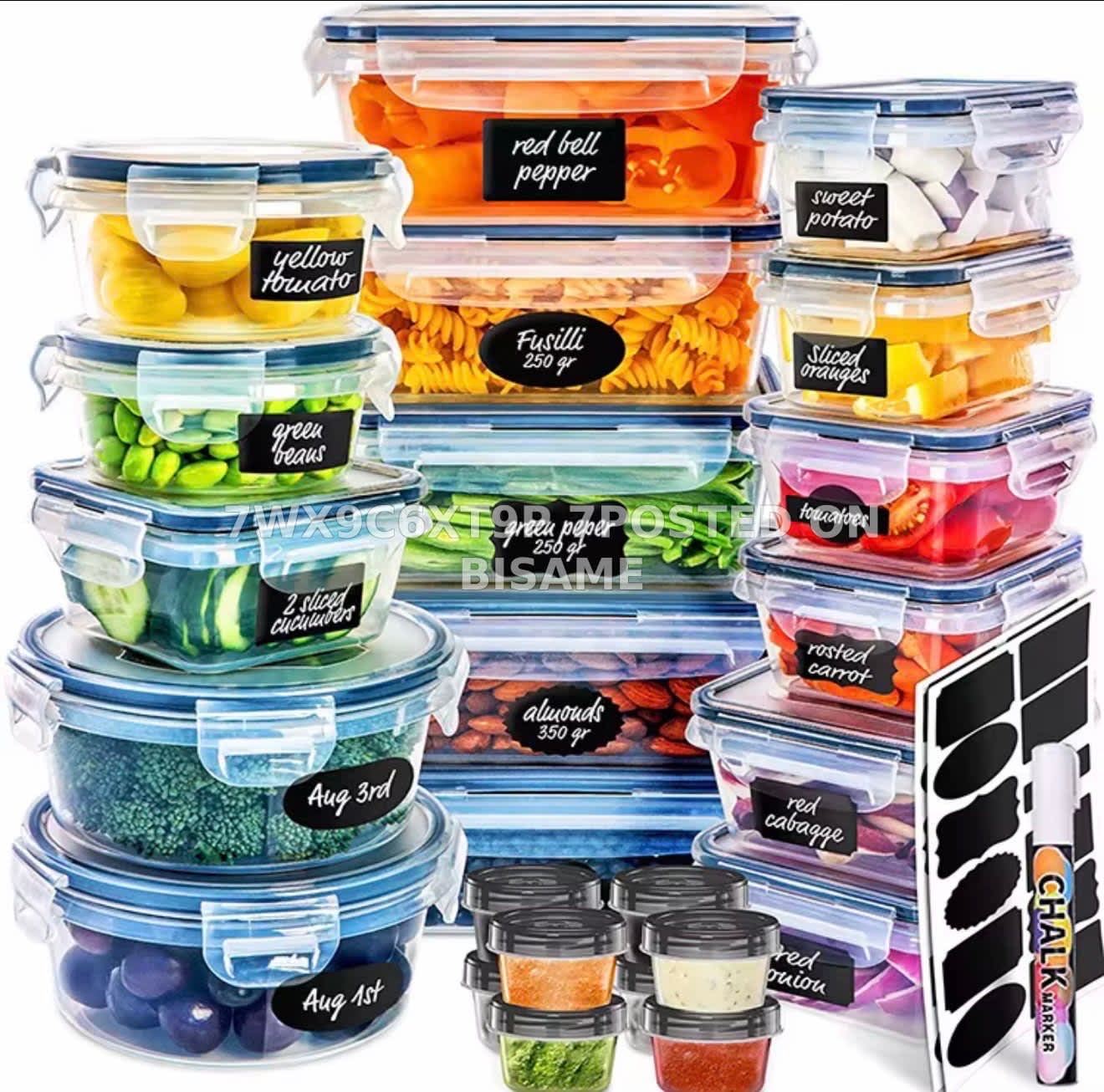24 storage bowls with lid