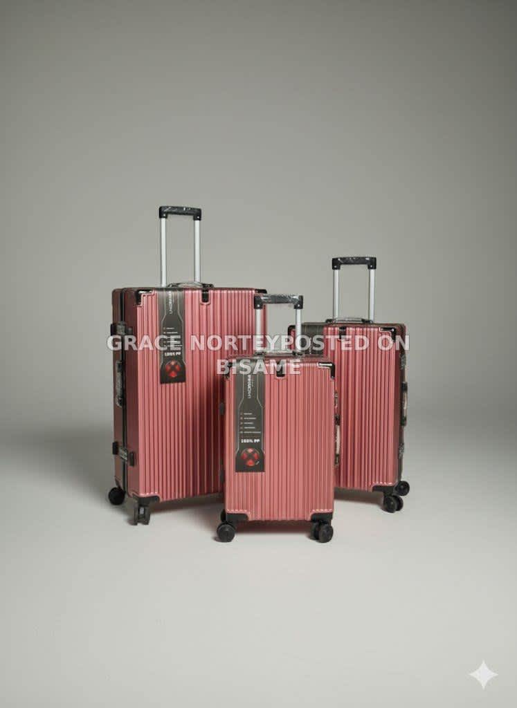 3in1 zipless trolley luggage with a cup holder and 360 wheel spinners