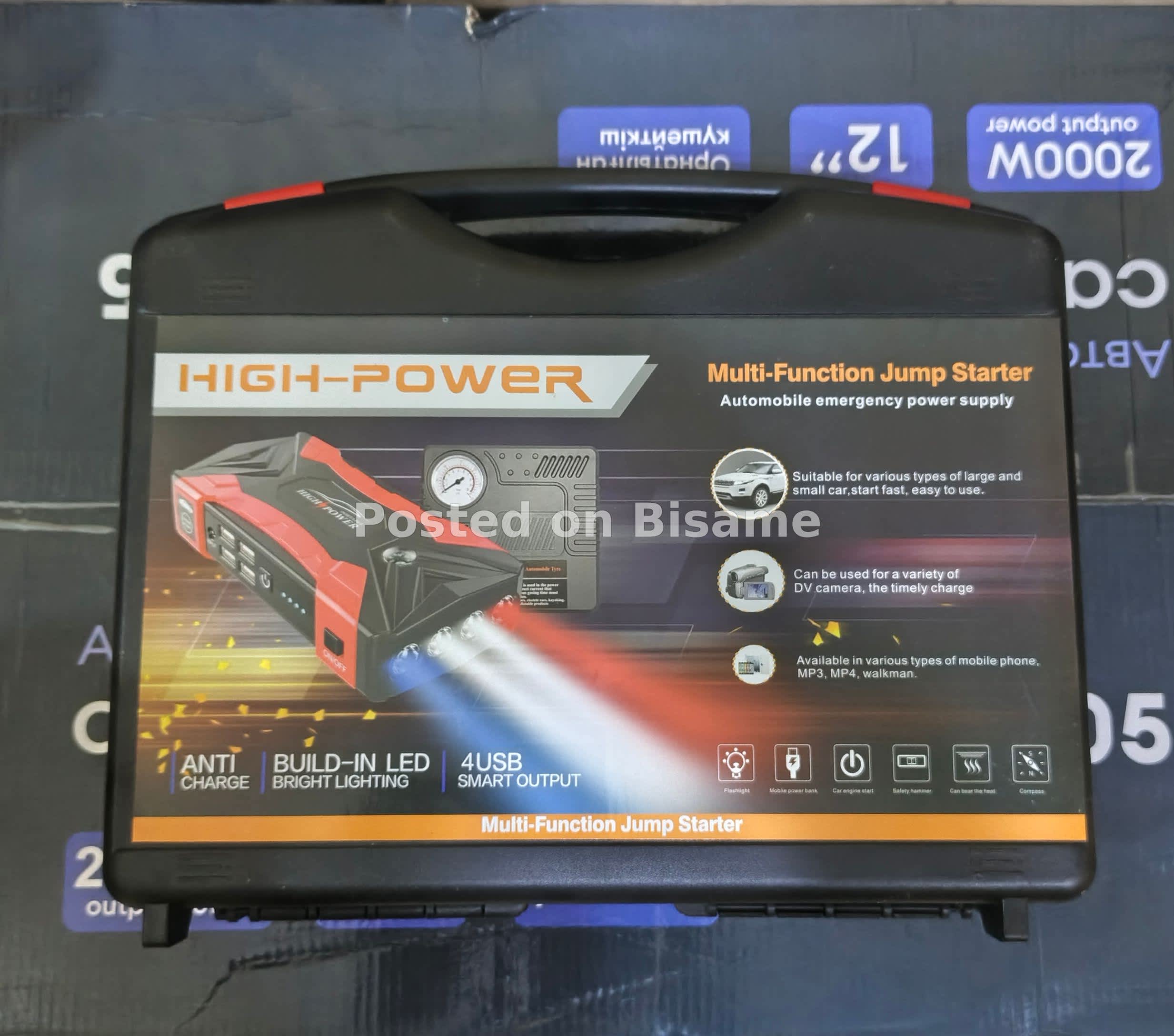 Car Battery Jumper And Tire Inflator