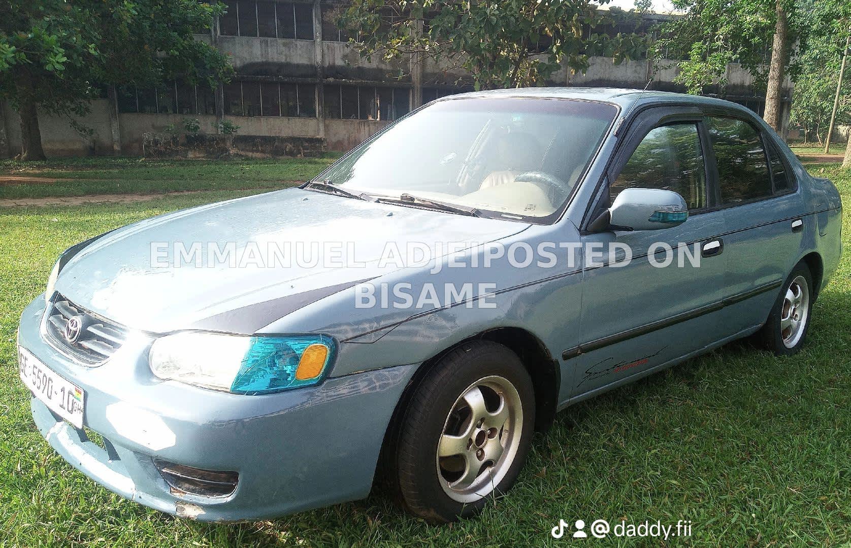 Toyota Corolla, 2001, Ghanaian Used, Light Blue 