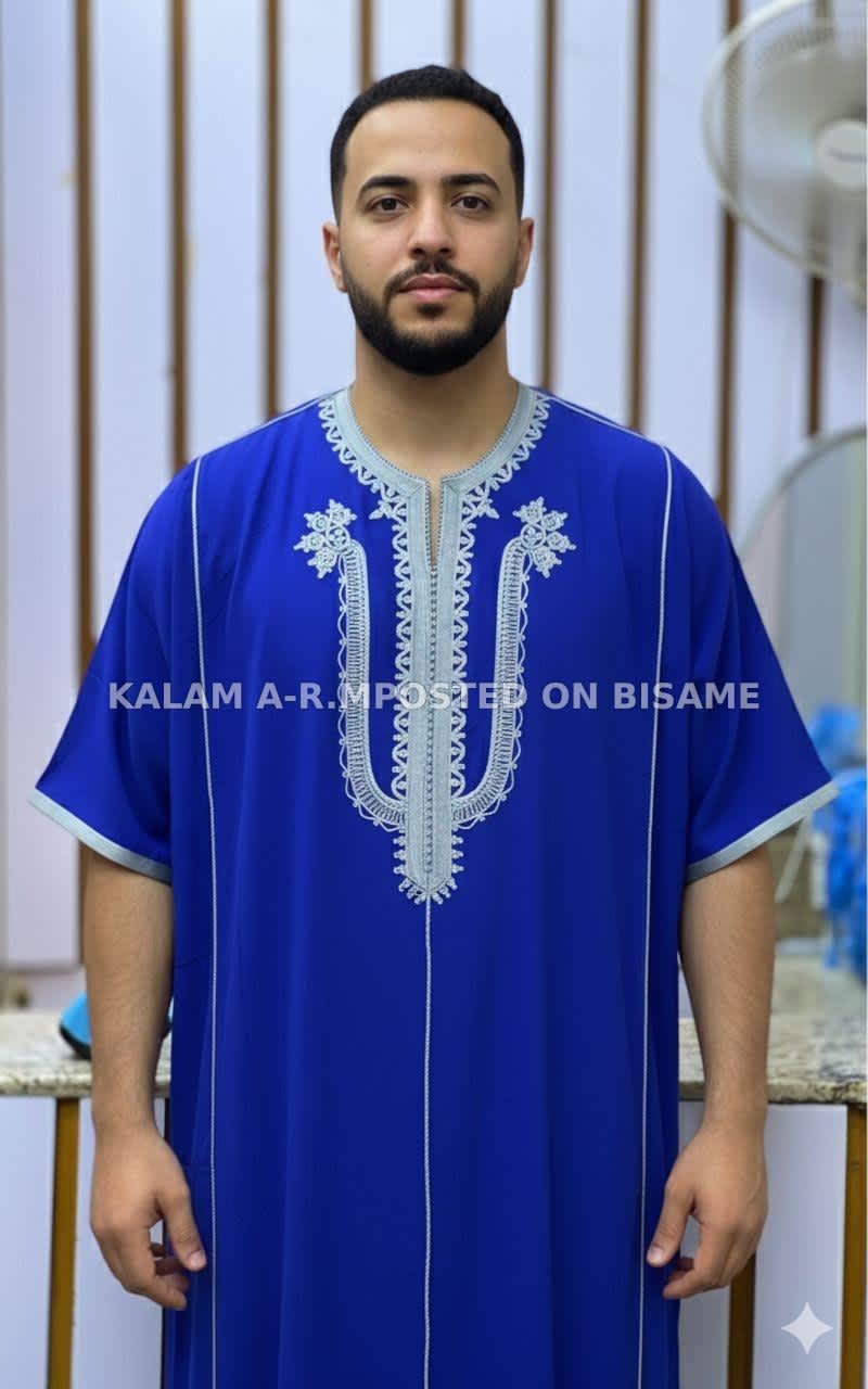 Men's Moroccan Cotton Jalabiya 