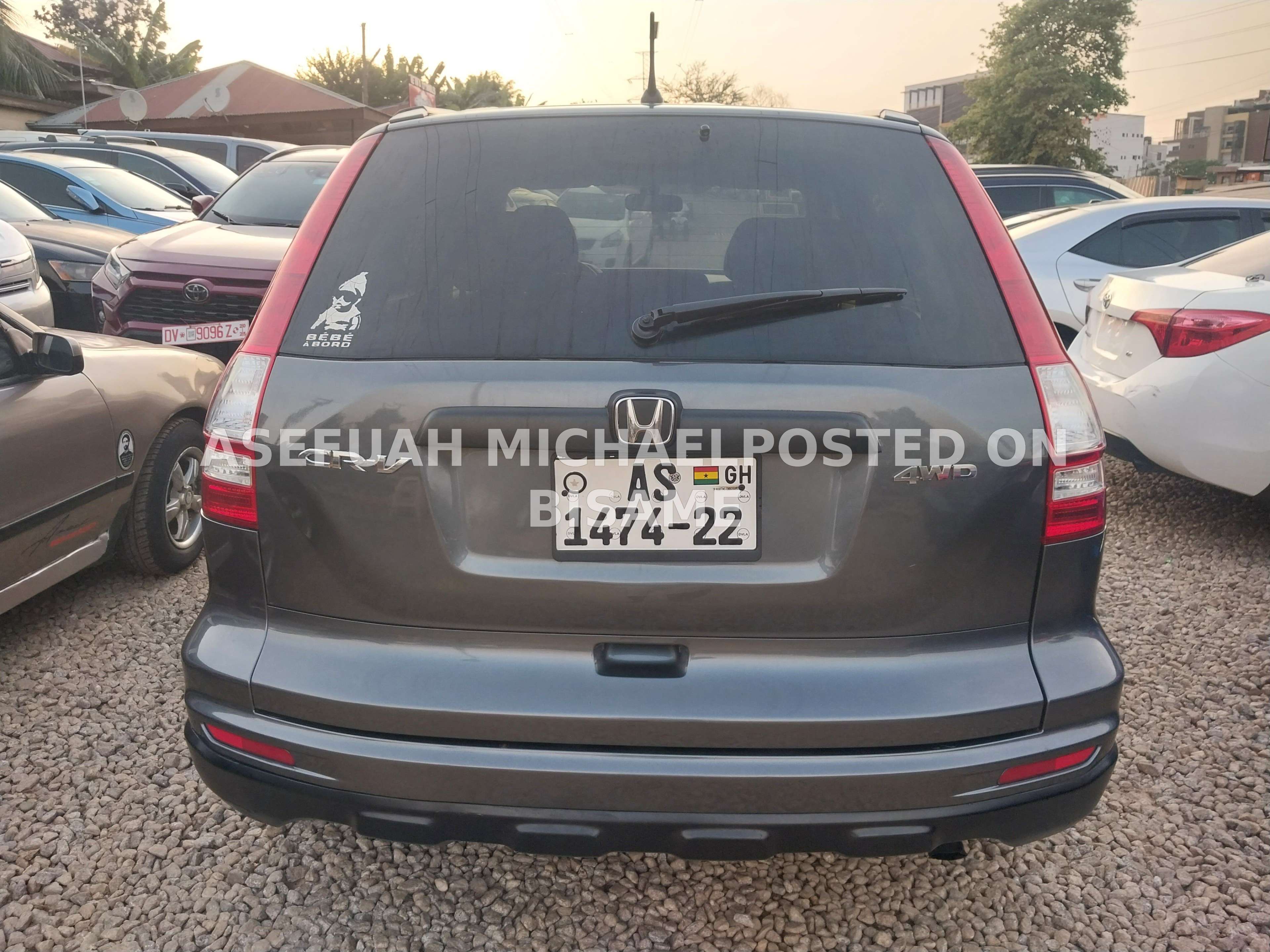 Honda CR-V, 2010, Ghanaian Used, Gray