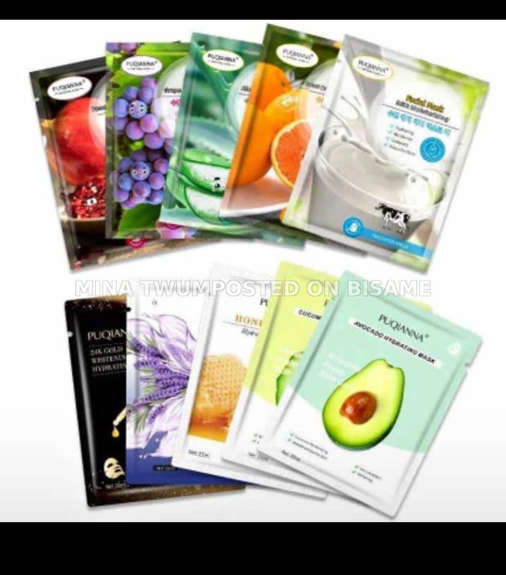 facial mask lip mask and eye mask