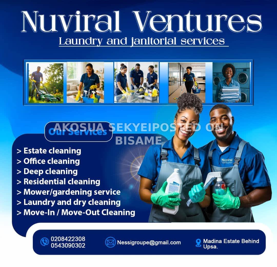 Nuviral Ventures Laundry and cleaning services/supplies