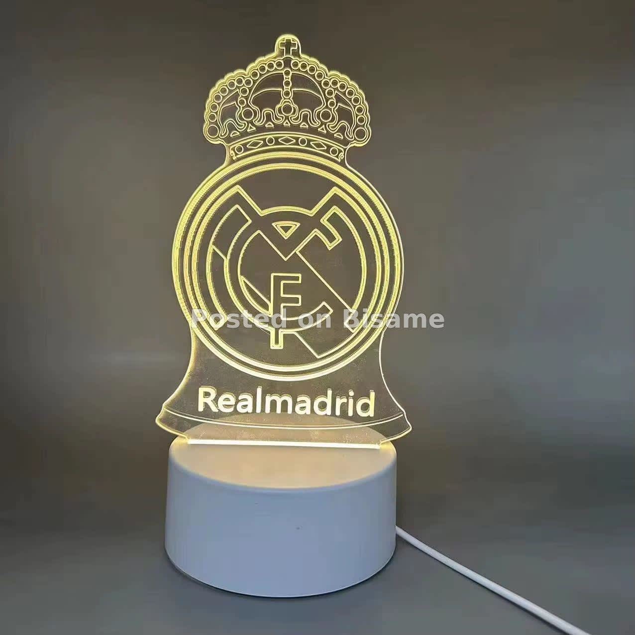 3D football clubs light