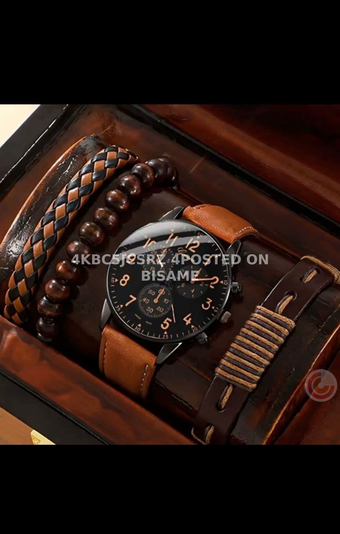 Geneva Quartz Watch + Bracelet