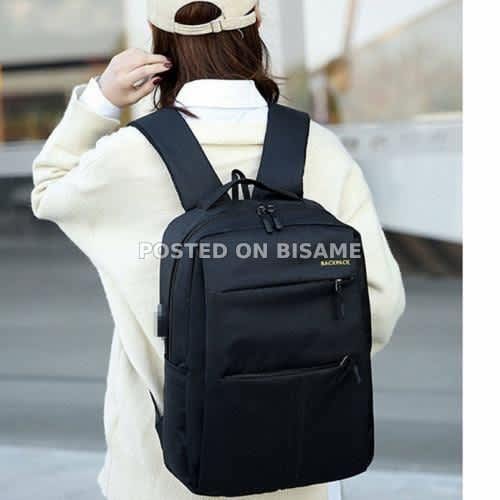 3 In 1 Multi Functional Backpack With USB Slot - Black