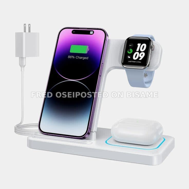 4-in-1 15W Wireless Charger