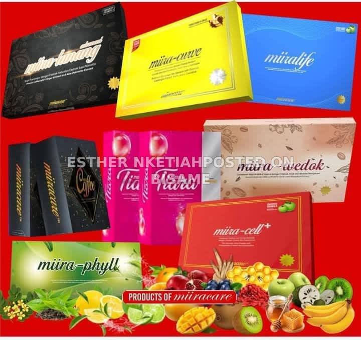 Miira Products - Miira-phyll, Miira-Wedok, Miira-Curve, Miira-Coffee 