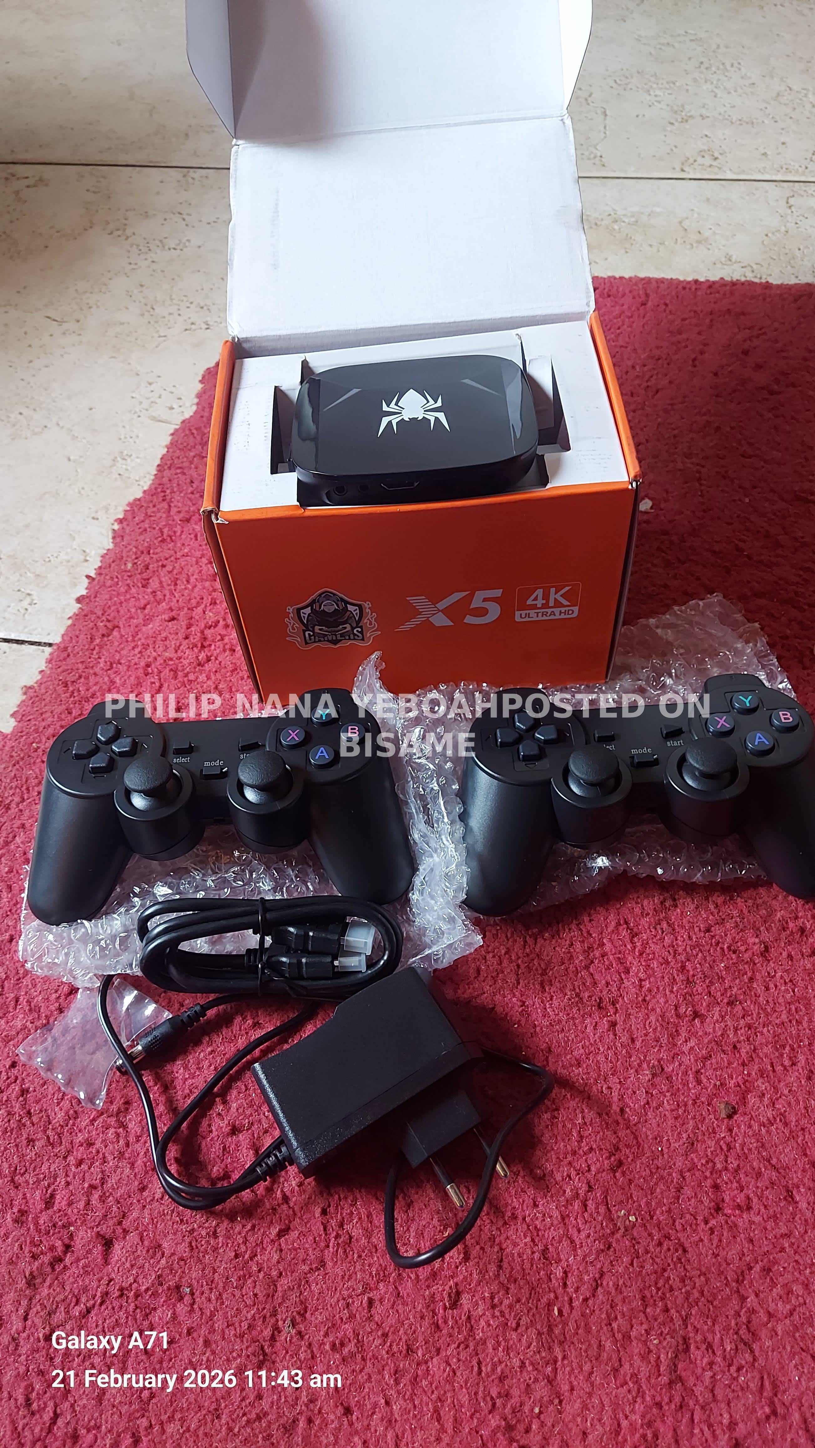 X5 4K Ultra HD Android TV Box 