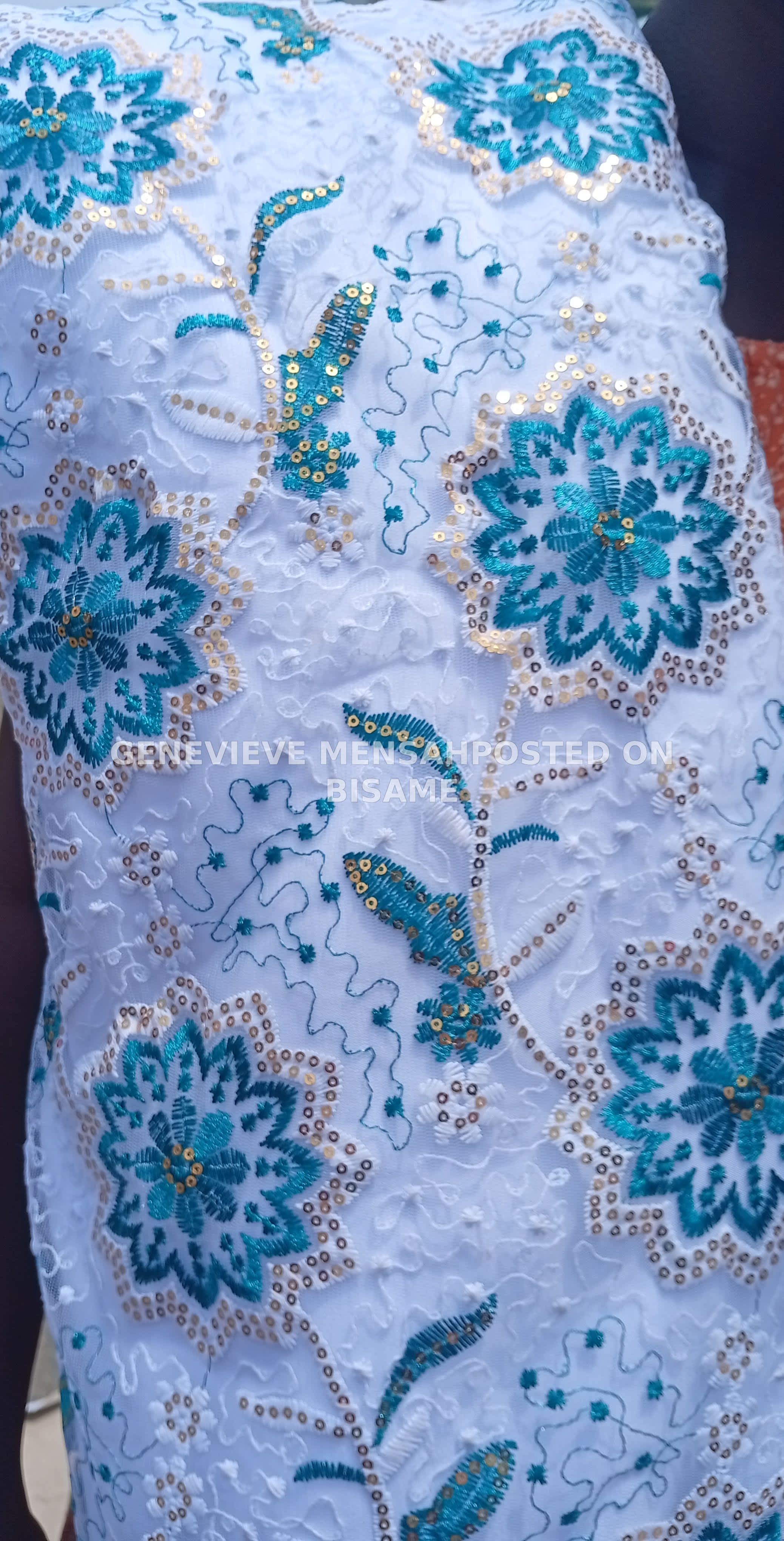 African lace fabric