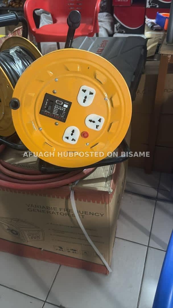 Heavy-duty Industrial Extension Cable Reels - 20m 