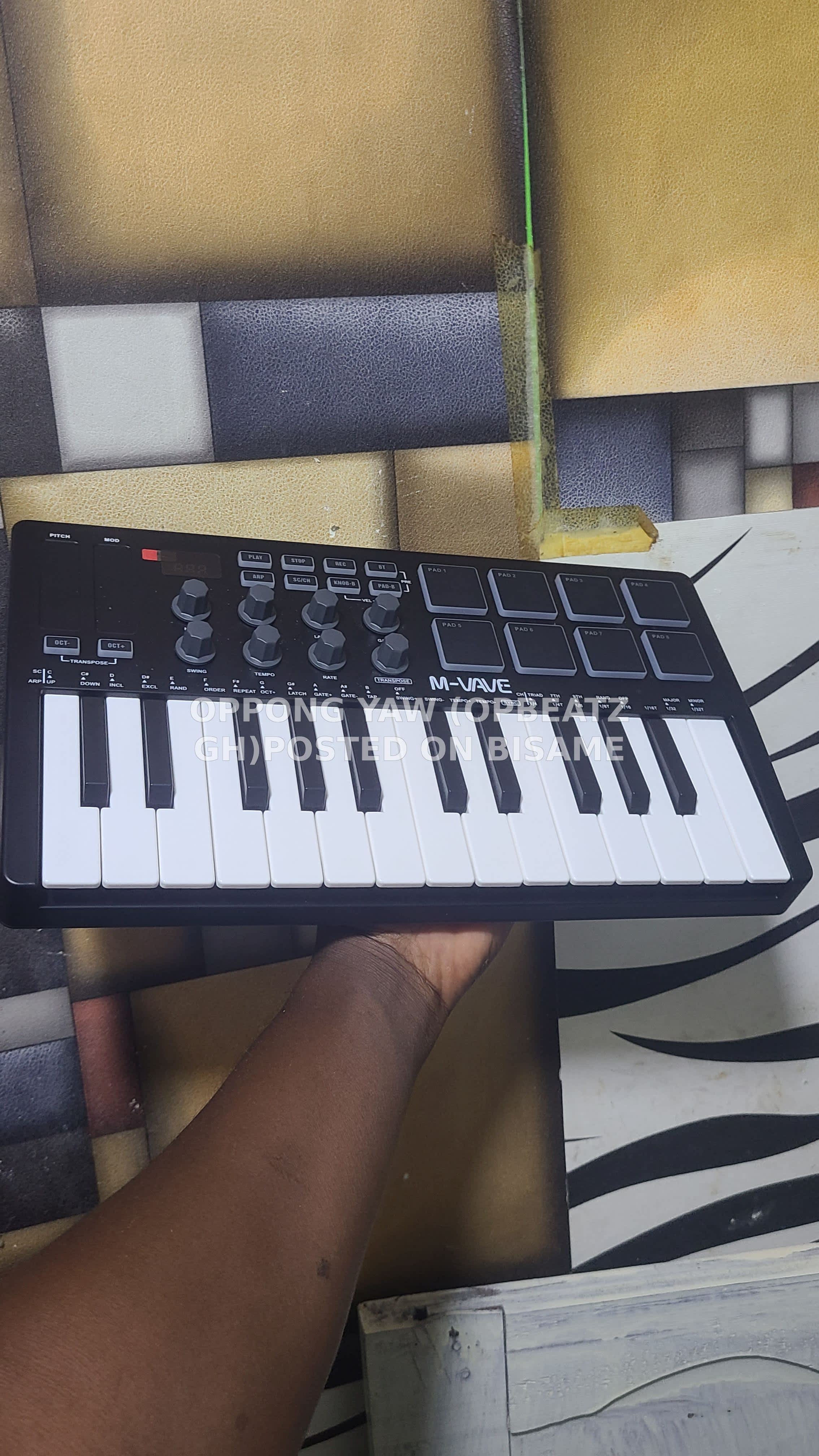 25-Key MIDI Control Keyboard 