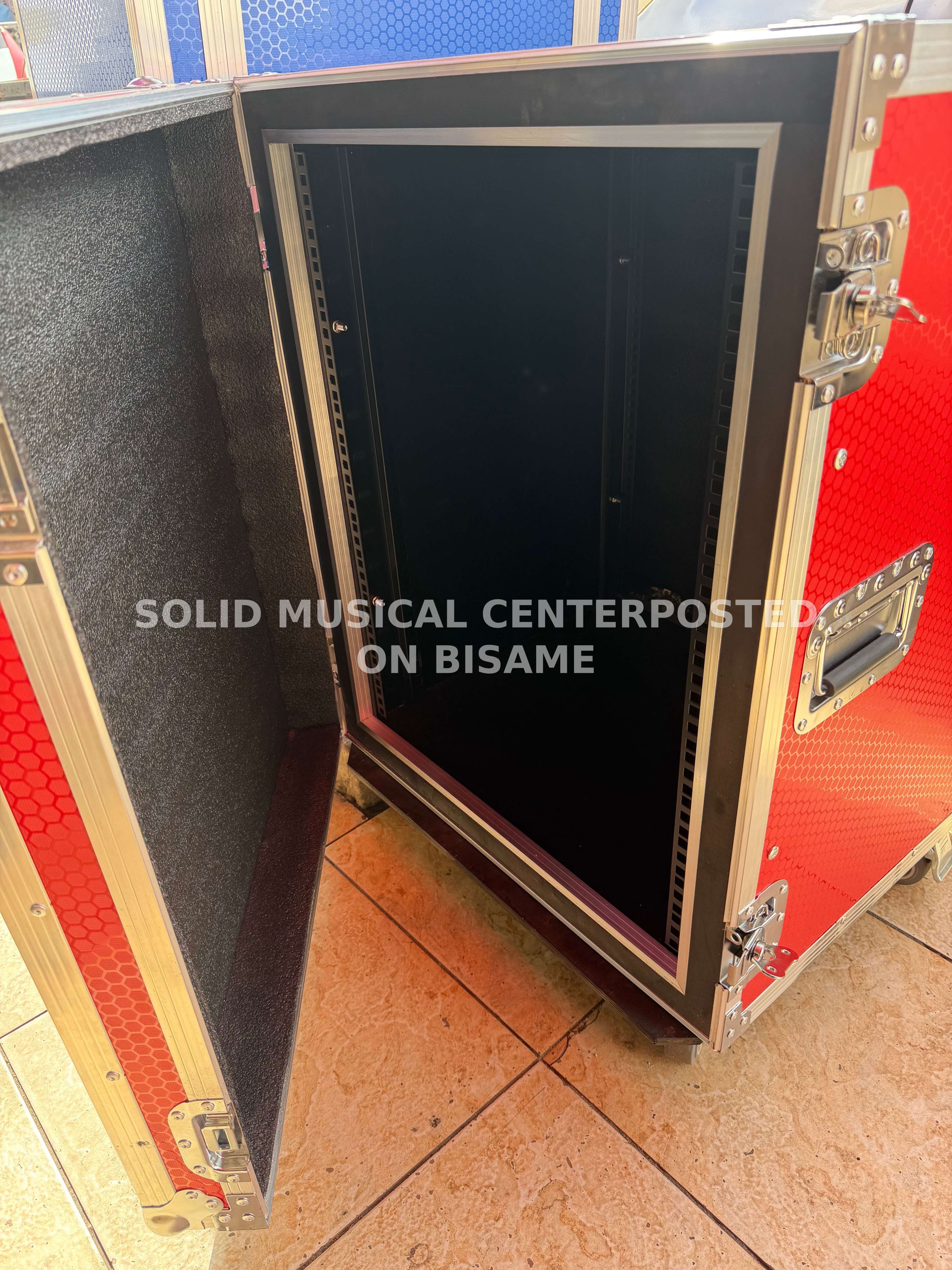 14U Straight Double Layer Amplifier Rack