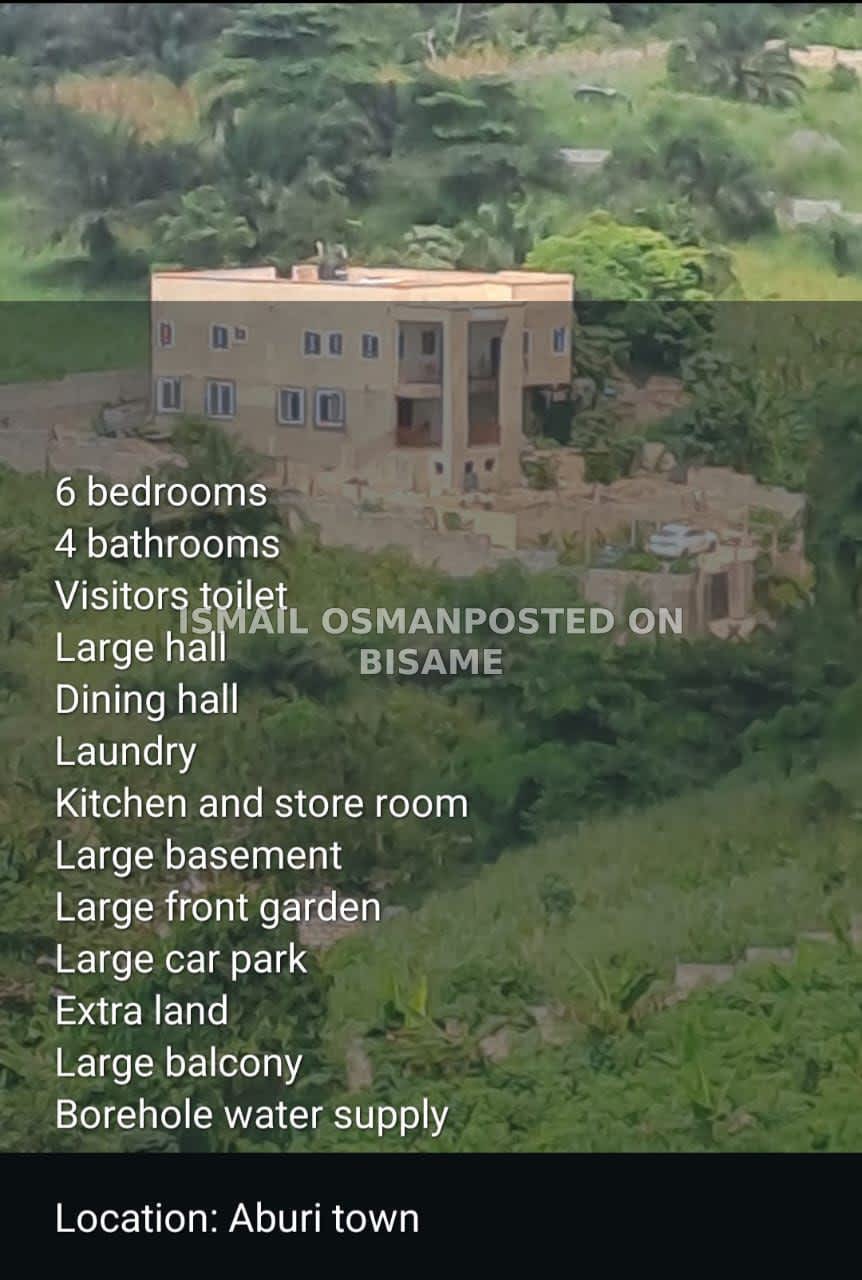 6 Bedroom Fully Furnished Property @ Aburi Kumase - Behind Adonten Senior High School