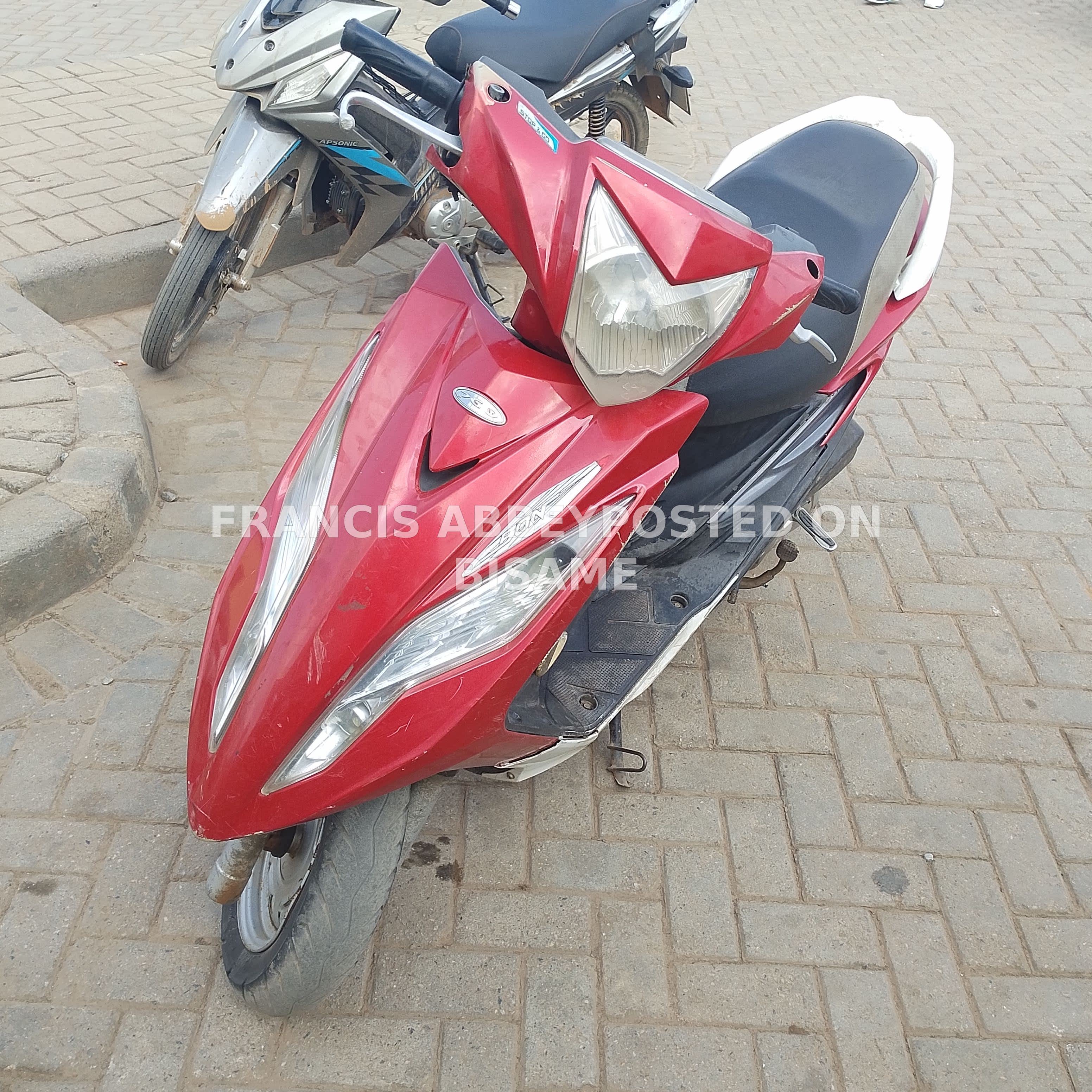 Kymco VJR scooter, 2022, Ghanaian Used, Red 