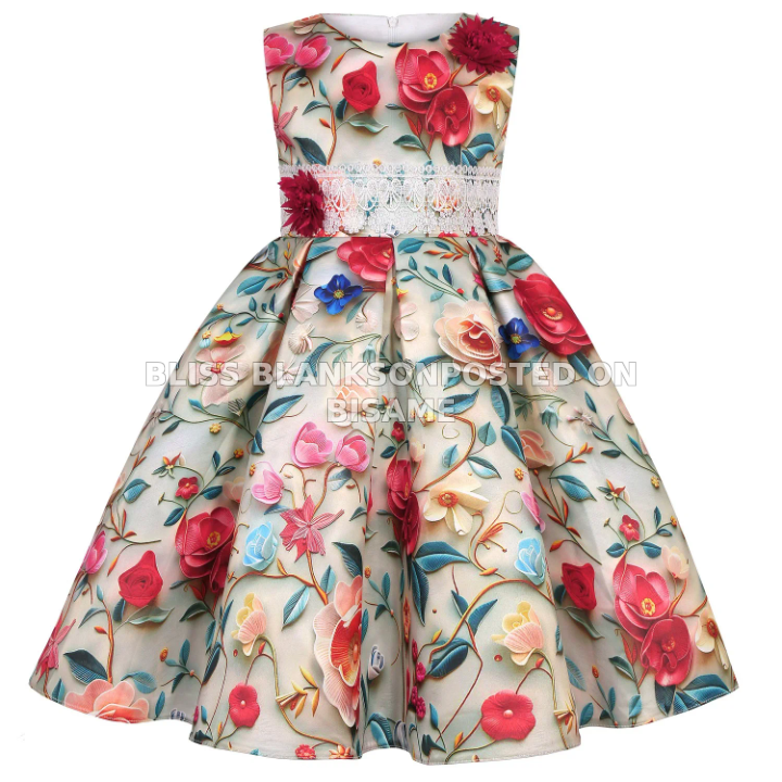 Exquisite Flower Dress