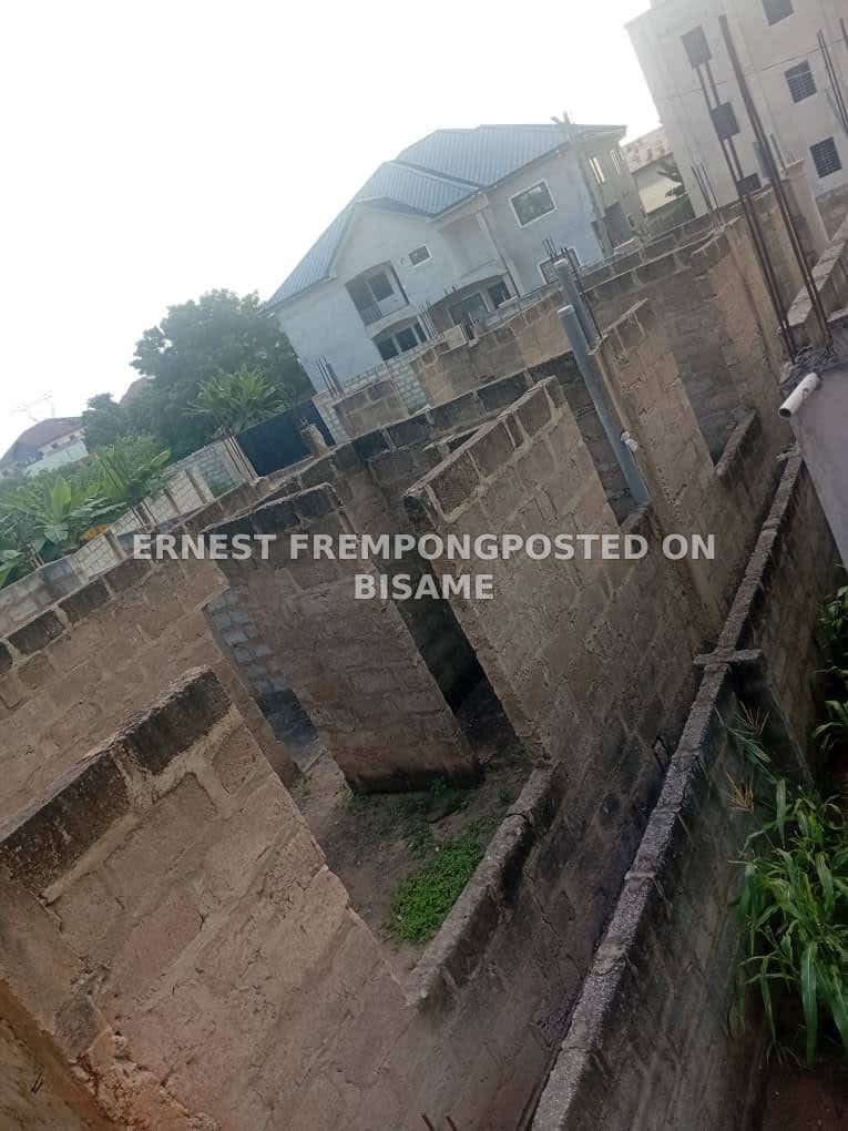 3 Bedroom Uncompleted Storey Building on a Half Plot of Land @ Pokuase Ayawaso