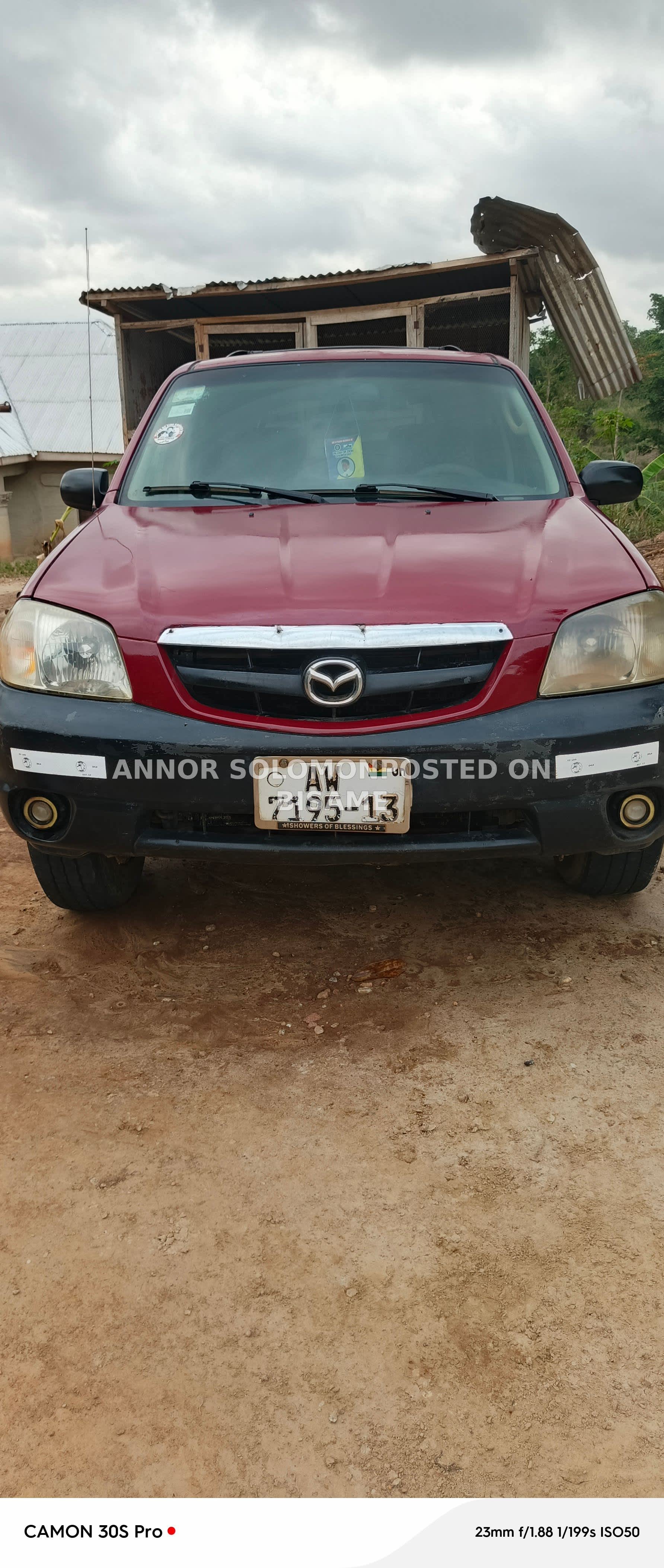 Mazda Tribute SUV, 2003, Ghanaian Used, Red 