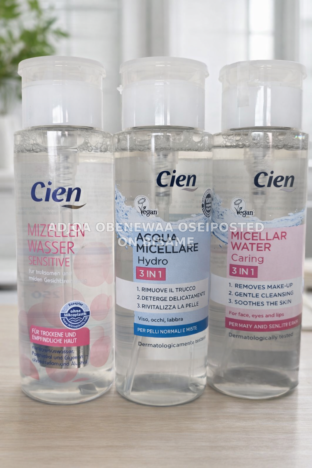Facial products - Cien Micellar Waters