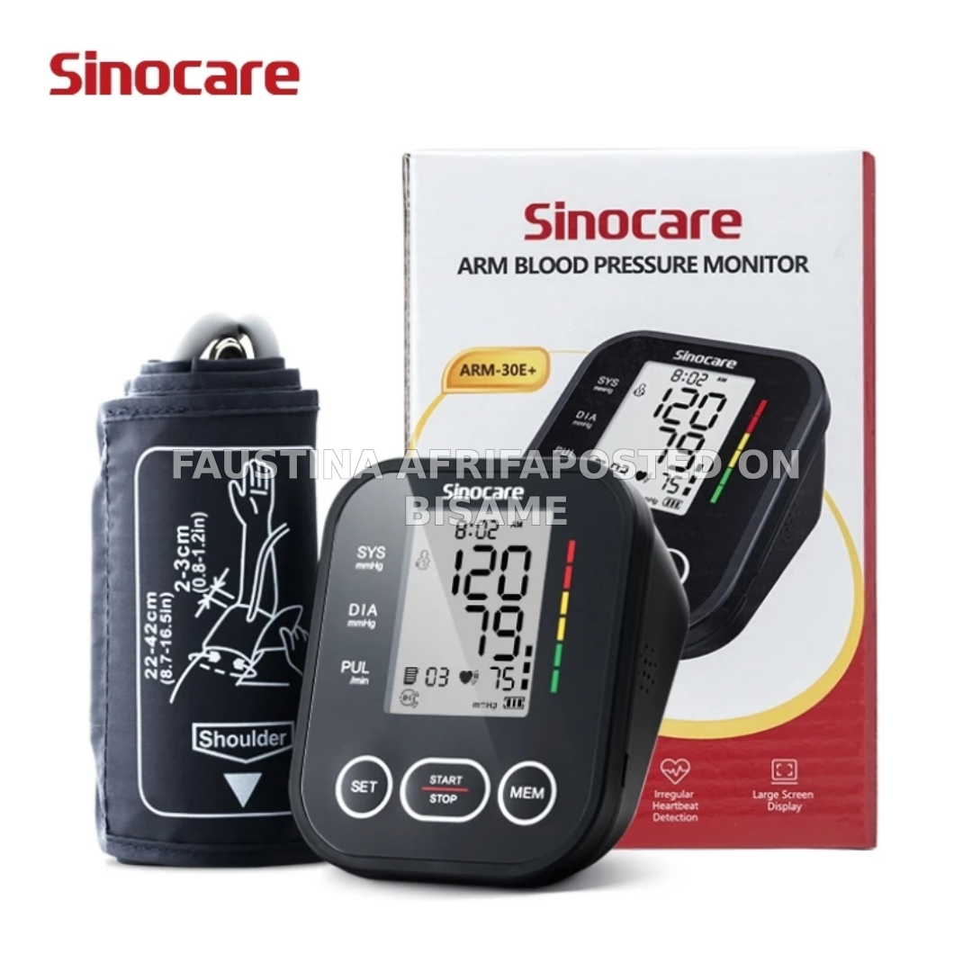 SINOCARE BLOOD PRESSURE MONITOR/ BP MACHINE
