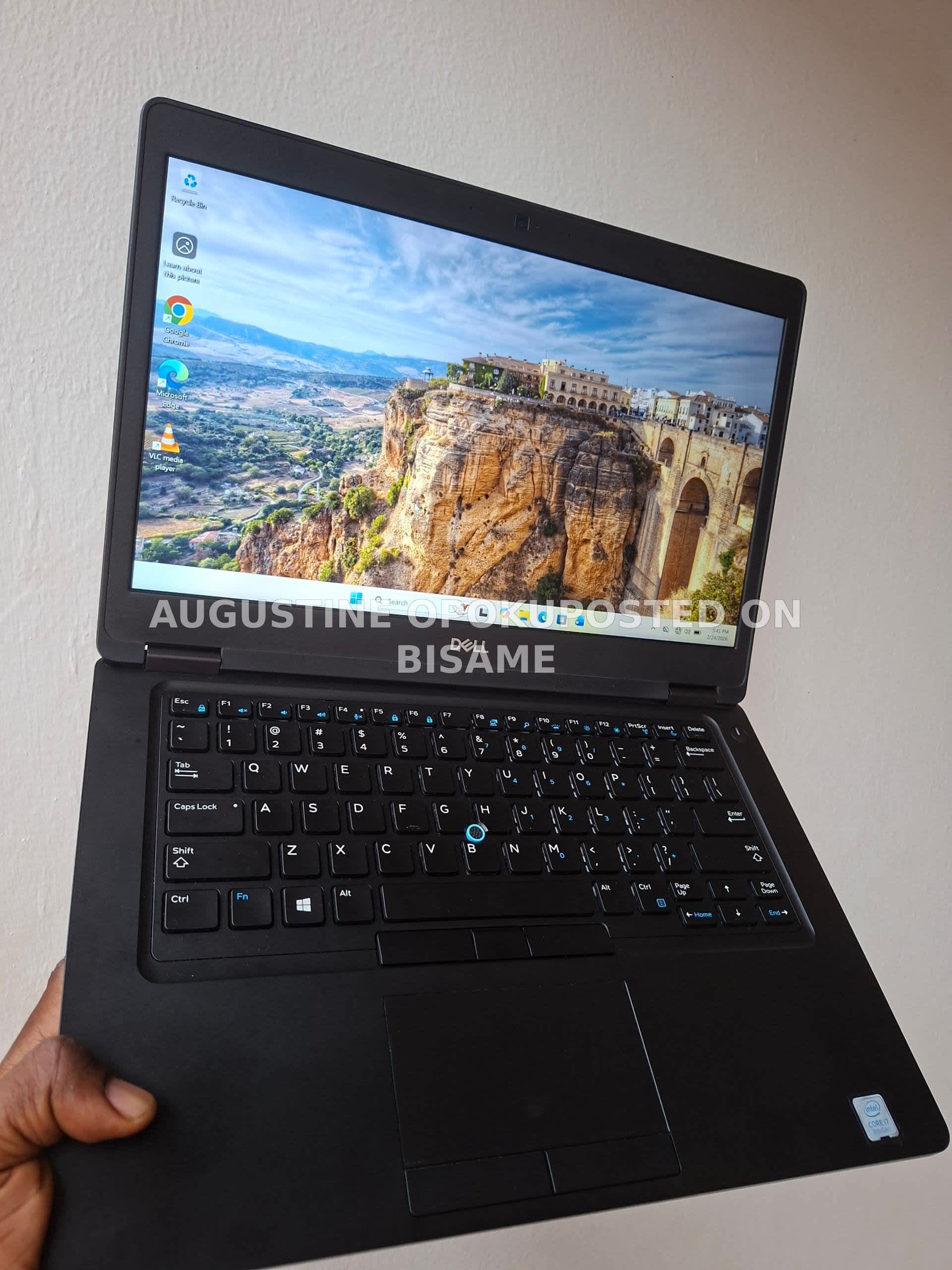 DELL LATITUDE 5490, CORE I7, 16GB RAM, 256 SSD, 8TH GEN, USED BLACK 