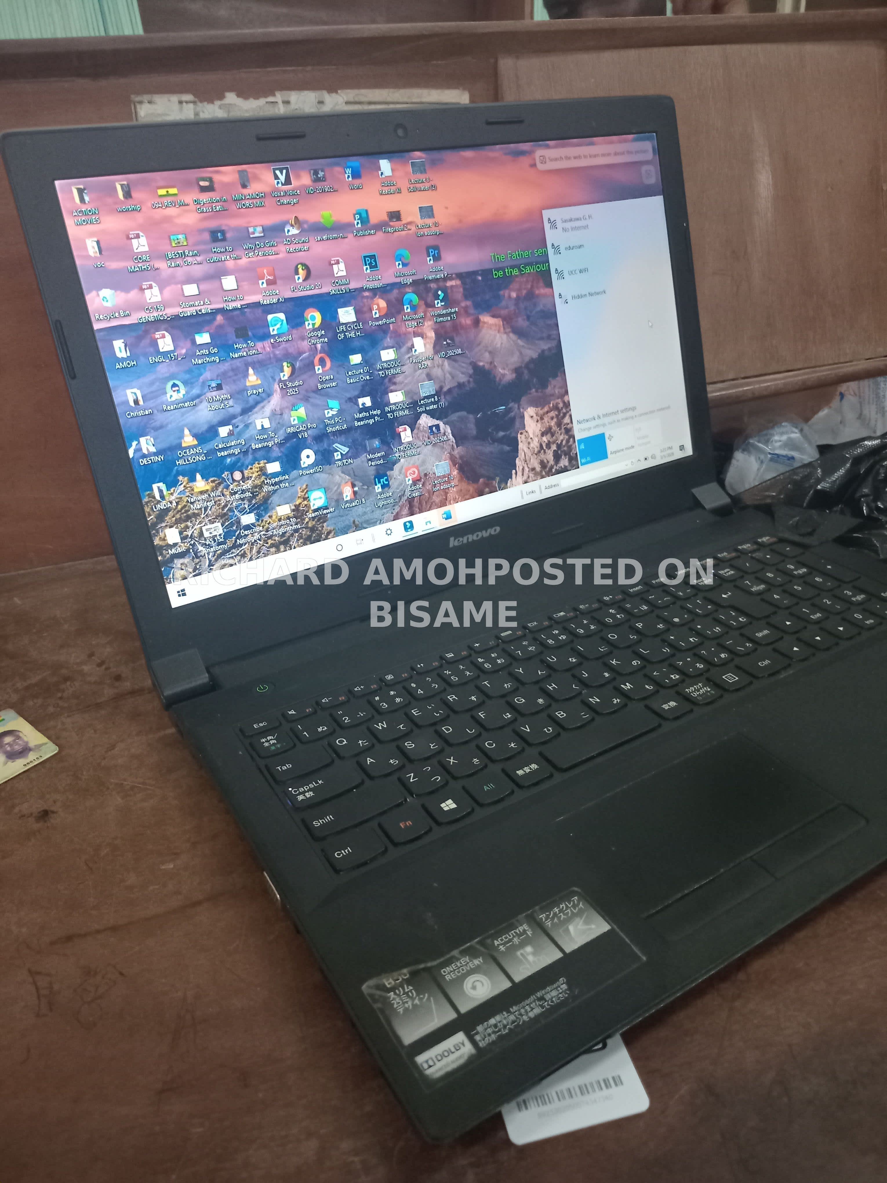 Lenovo B50 Series Laptop, 64GB Ram, 250GB, Used, Black
