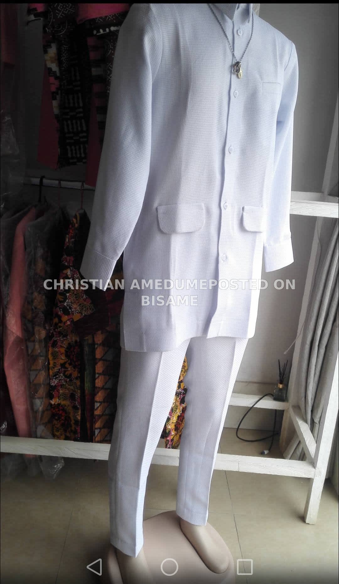 Political shirt set kaftan