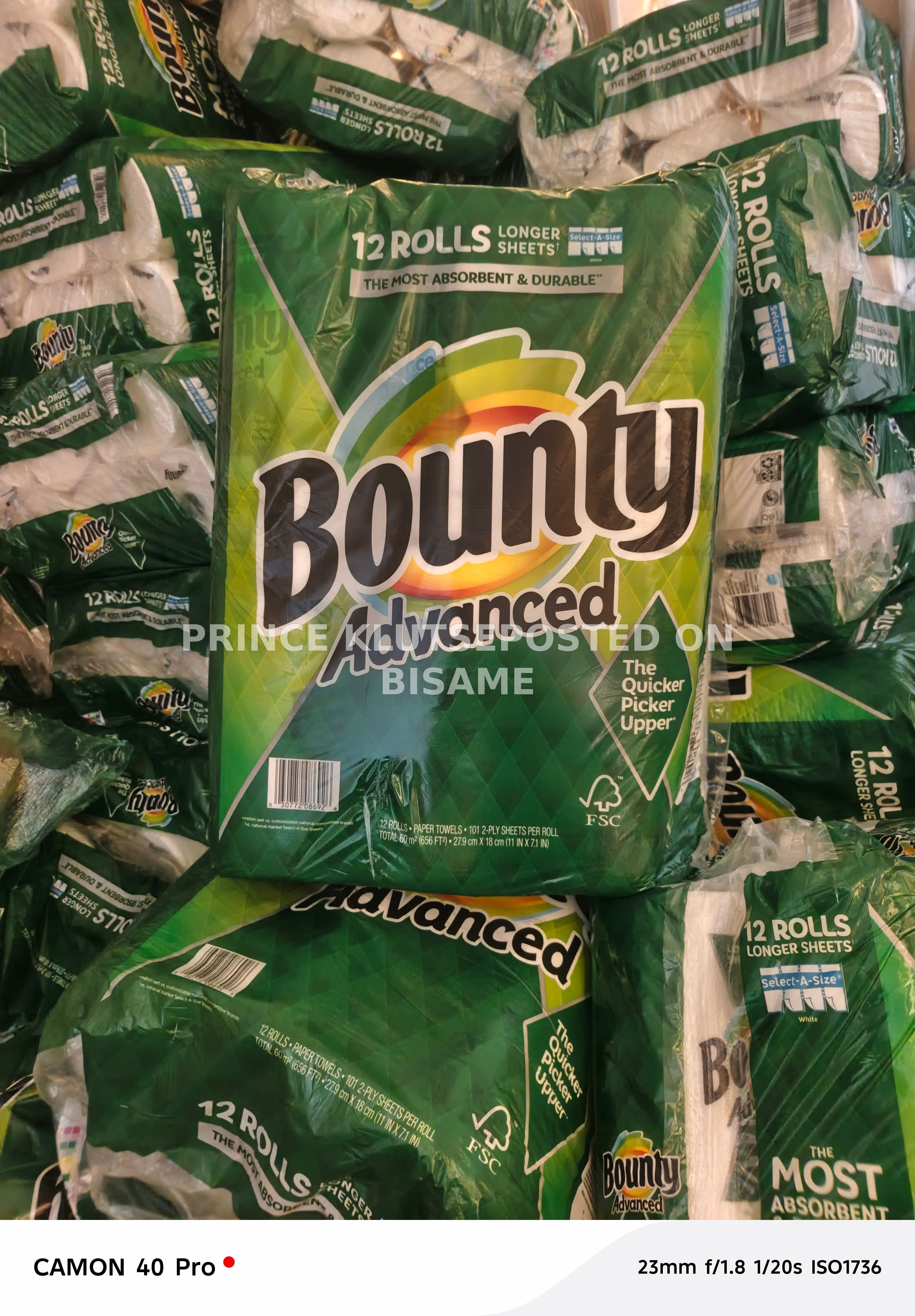 Bounty Advanced 2-ply Paper Towels