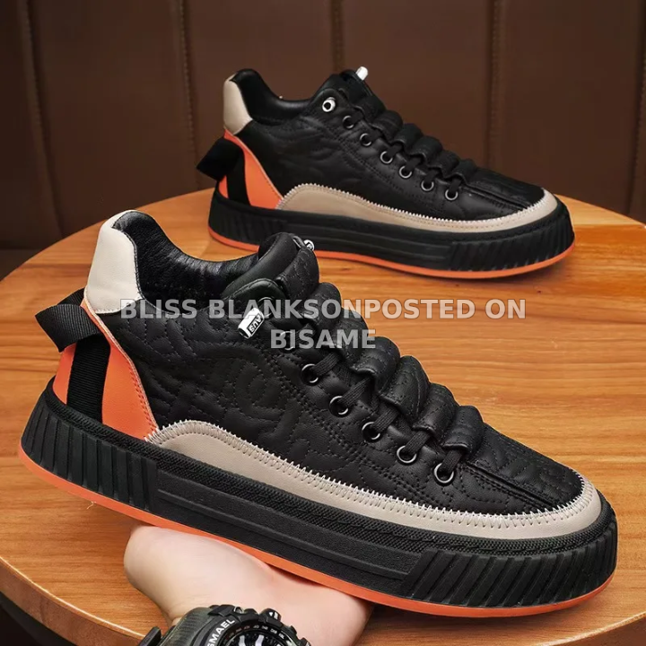 Thickboard Leather Sneakers