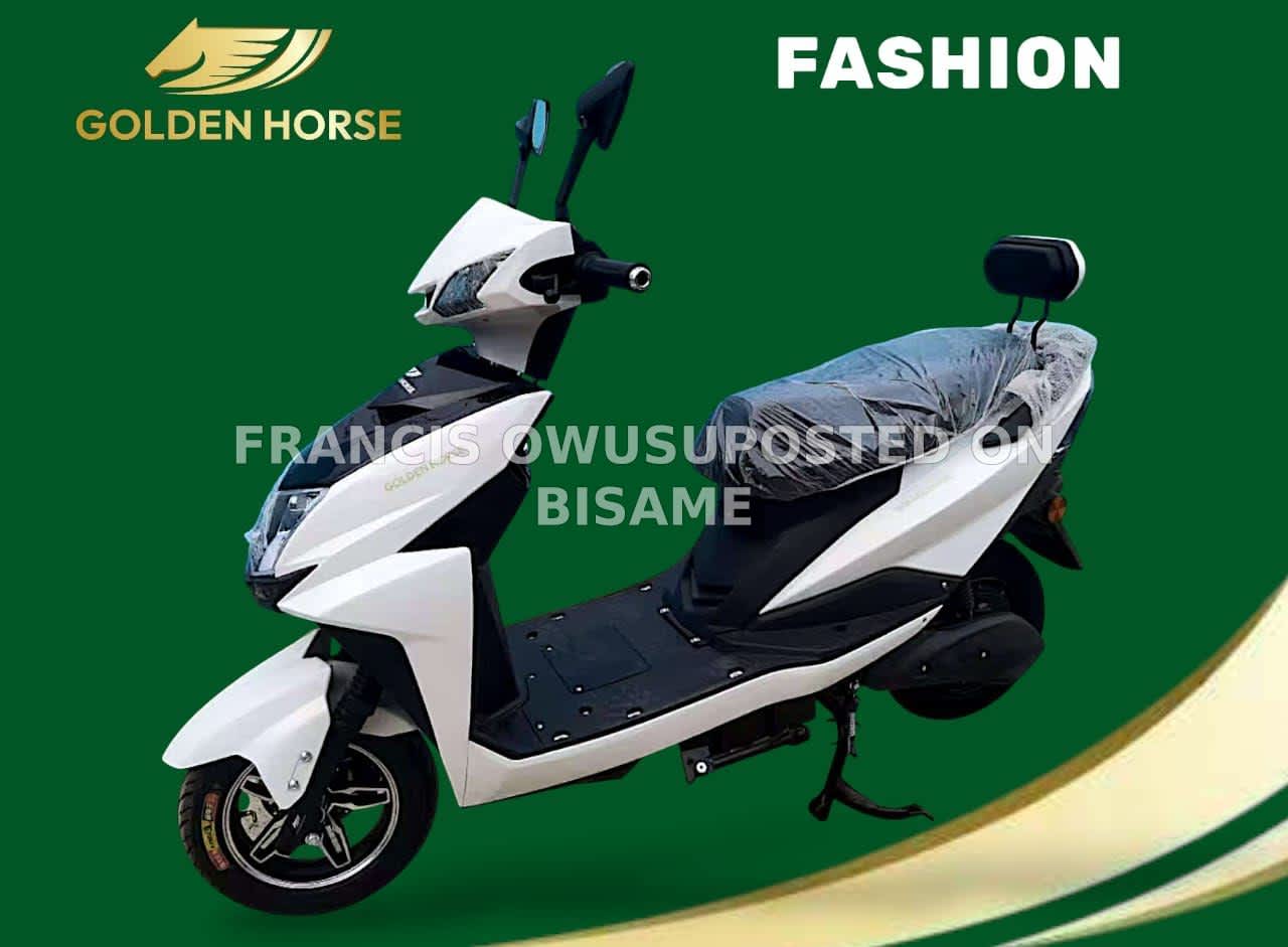 Golden Horse Electric Scooter, New, White 