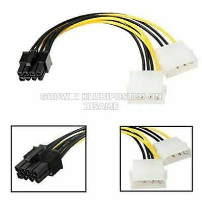 Dual molex to PCI-E 8 pin