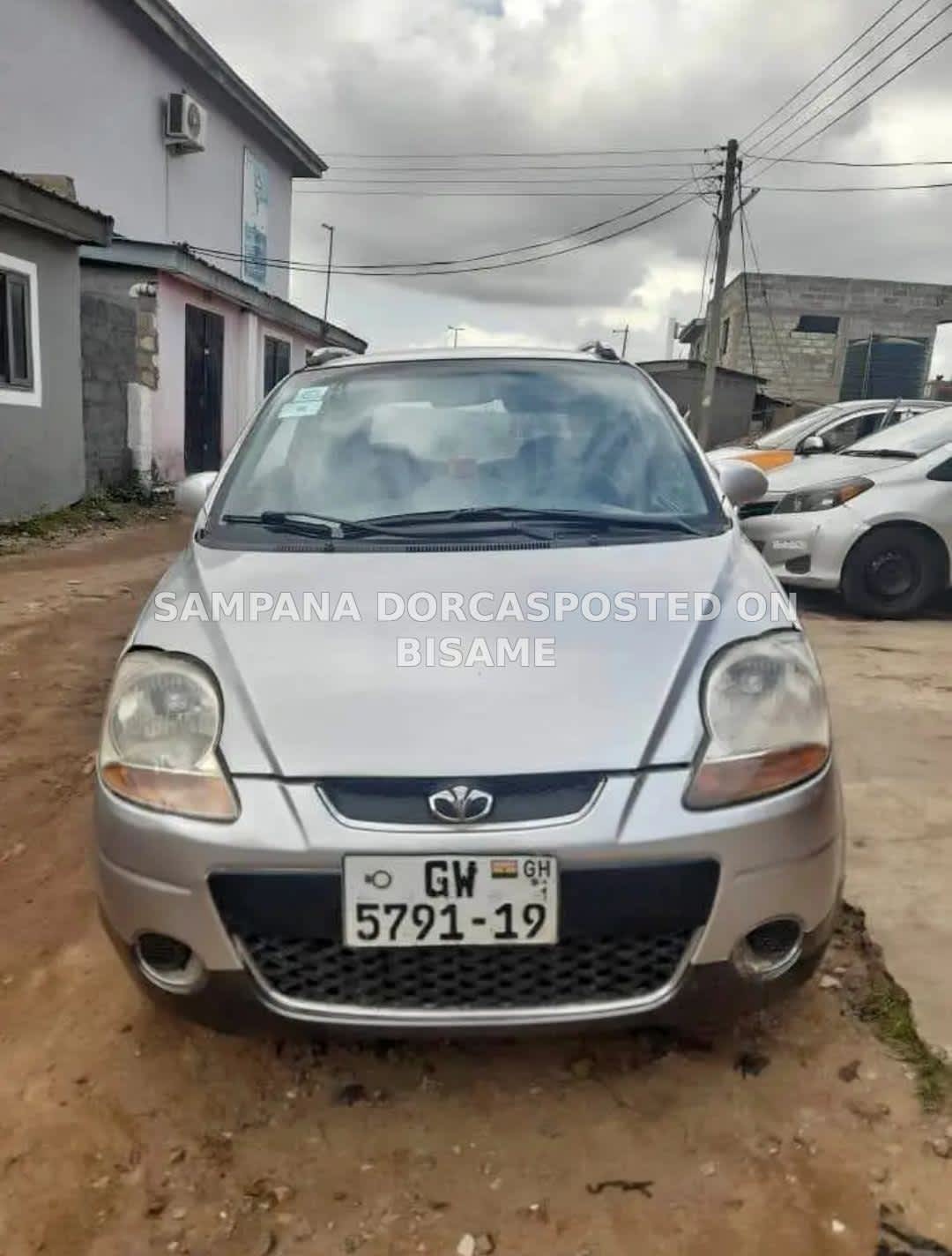 Dawood Matiz, 2010, Ghanaian Used, Silver - Front Absorber is not Working